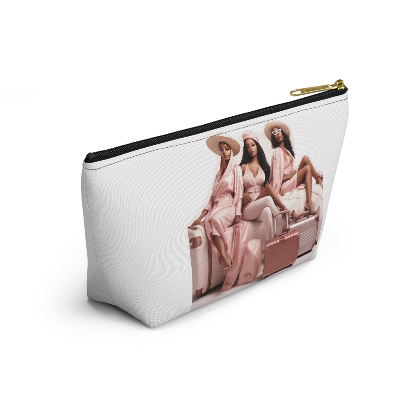 Travel-Ready Accessory Pouch with Empowering Women on the Go