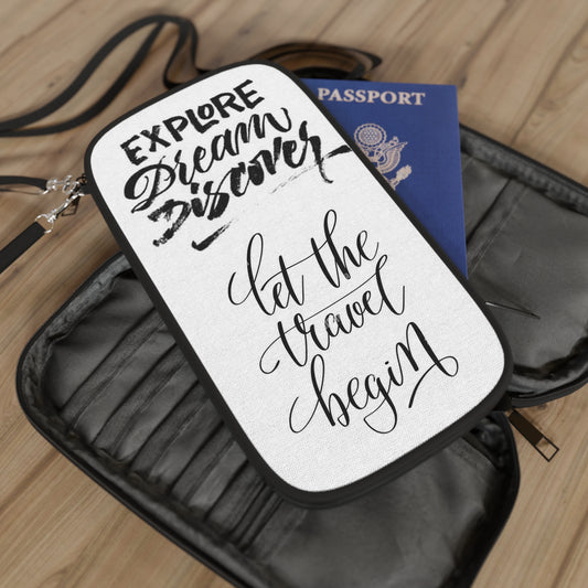Ultimate Travel Companion: Customizable Passport Wallet for Seamless Organization (EXPLORE DREAM DISCOVER)