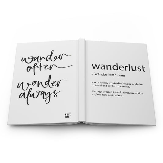 Traveler's Hardcover Journal Matte Journal: Capture Your Journey (WANDERLUST)