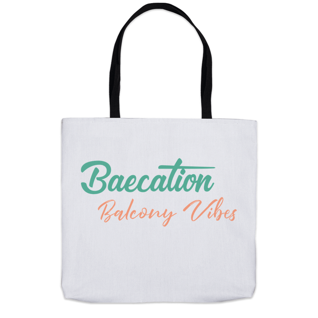 Baecation Tote Bags