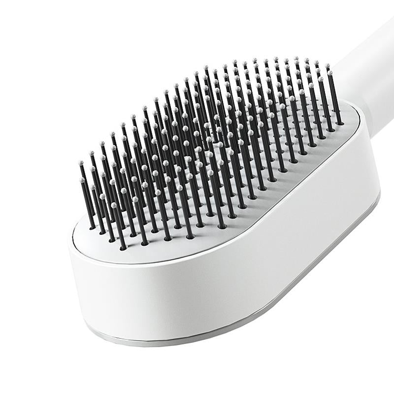 Travel Must Haves Self Cleaning Hair Brush