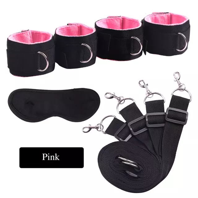 Bondage Restraints with Handcuff and Blindfold