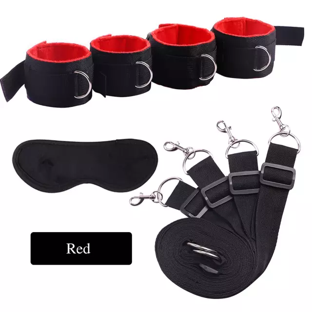 Bondage Restraints with Handcuff and Blindfold